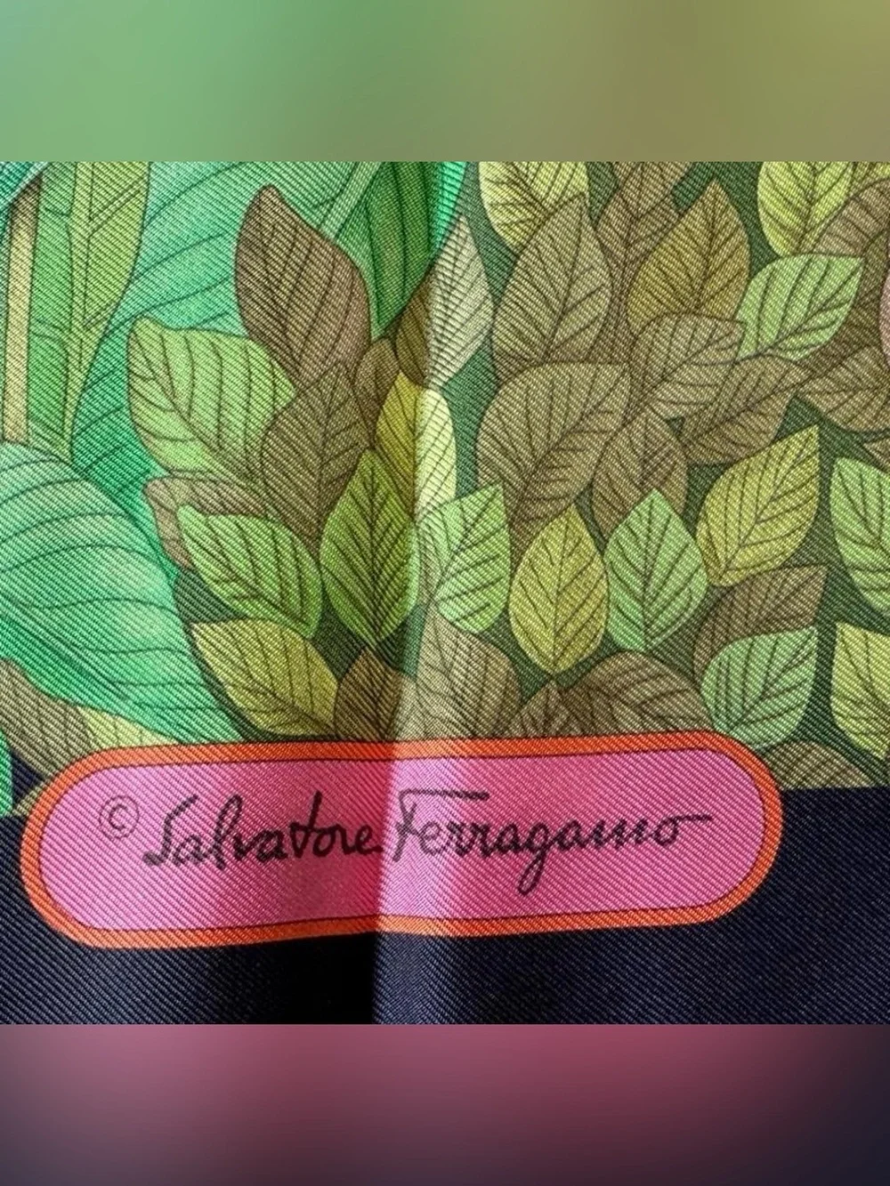 Salvatore Ferragamo Silk Scarf